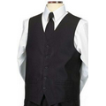 Men's Black Uniform Wear Vest (S-XL)